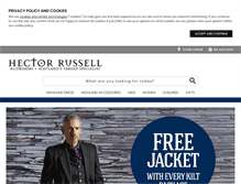 Tablet Screenshot of hector-russell.com